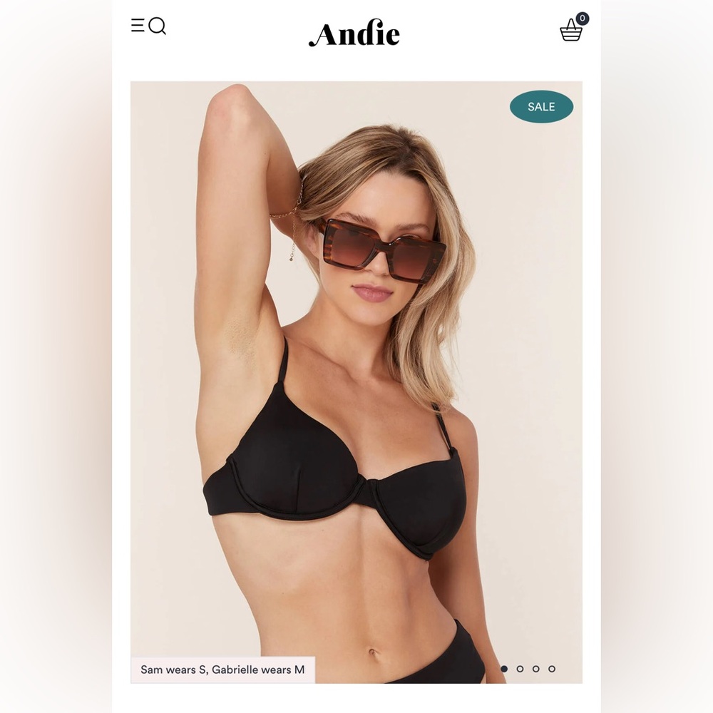 NWT ANDIE THE BERMUDA BIKINI TOP